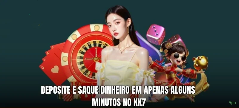 Imagem promocional do cassino online da 9po mostrando jogos ao vivo